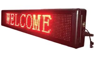 Pantalla LED monocromática Display Communicator P7.627