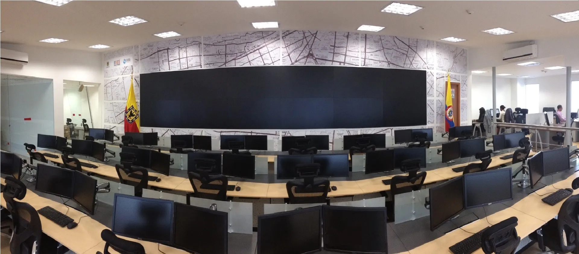 Implementación de videowall en un centro de control