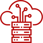 Ícono de servidores conectados a la nube